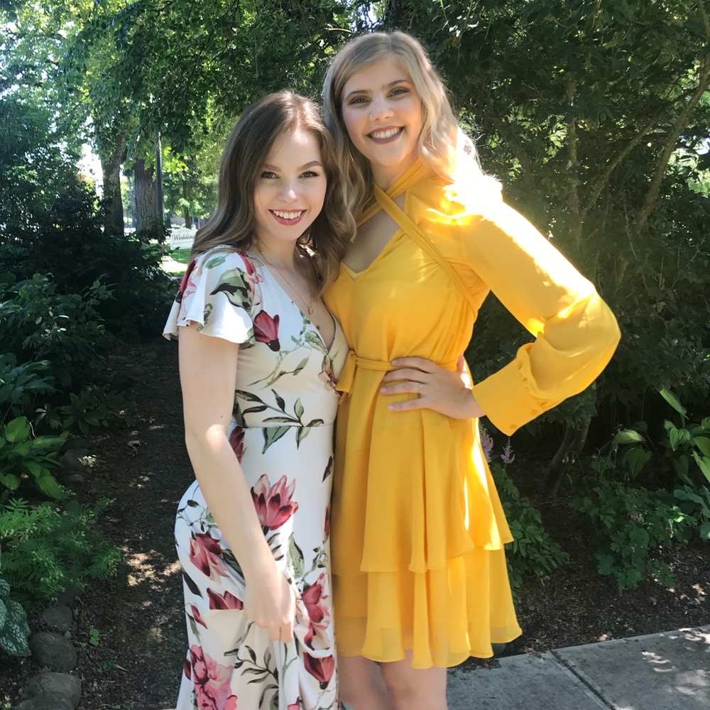 WORN ONCE Yellow Nordstrom Dress